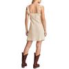 Lucky Brand Women’s V-Neck Ruffle Mini Dress(Tofu Dot)