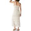 Lucky Brand Women’s Women’s Crochet Maxi Dress(Gardenia)