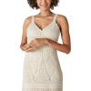Lucky Brand Women’s Women’s Crochet Maxi Dress(Gardenia)