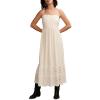 Lucky Brand Cutwork Maxi Dress(Whisper White)