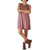 Lucky Brand Women’s Sleeveless Embroidered Knit Mini Dress(Rose Brown)