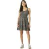 Lucky Brand Women’s Tiered Knit Dress(Black Multi)