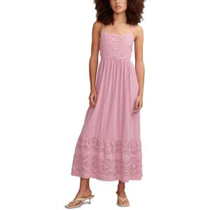 Lucky Brand Cutwork Maxi Dress(Smokey Grape)