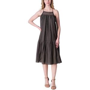 Lucky Brand Women’s Lace Maxi Dress(Raven)
