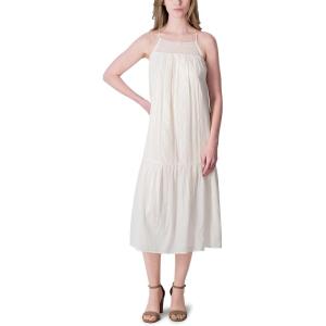 Lucky Brand Women’s Lace Maxi Dress(Whisper White)