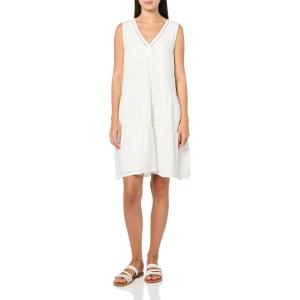 Lucky Brand Women’s Lace Trimmed Tank Mini Dress(Whisper White)