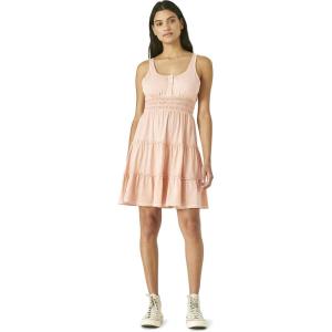 Lucky Brand Women’s Tiered Knit Dress(Peaches N Cream)
