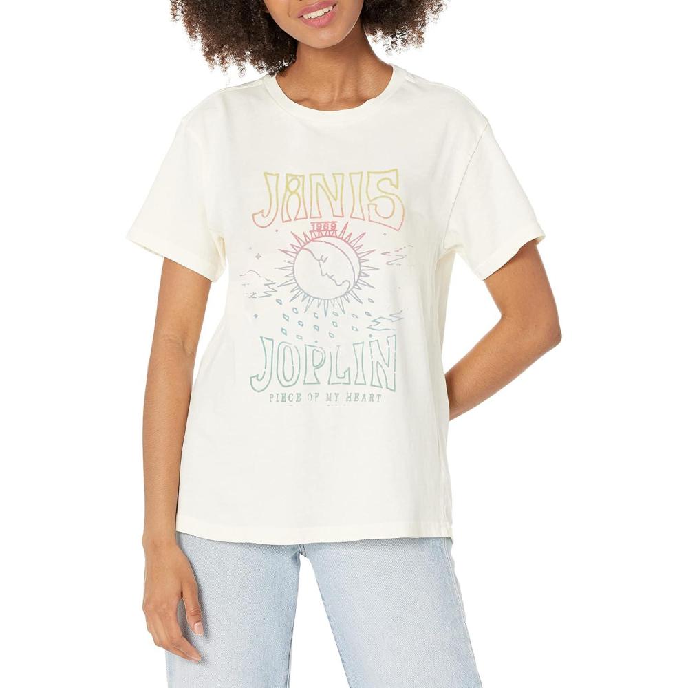 image:imageLucky Brand Womens Rainbow Classic Crew TeeMarshmallow