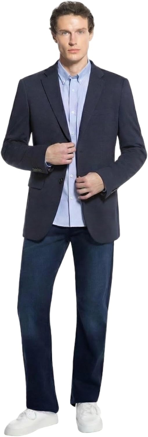 image:imageLucky Brand Mens Pique Knit Sport Coat Slim FitNavy