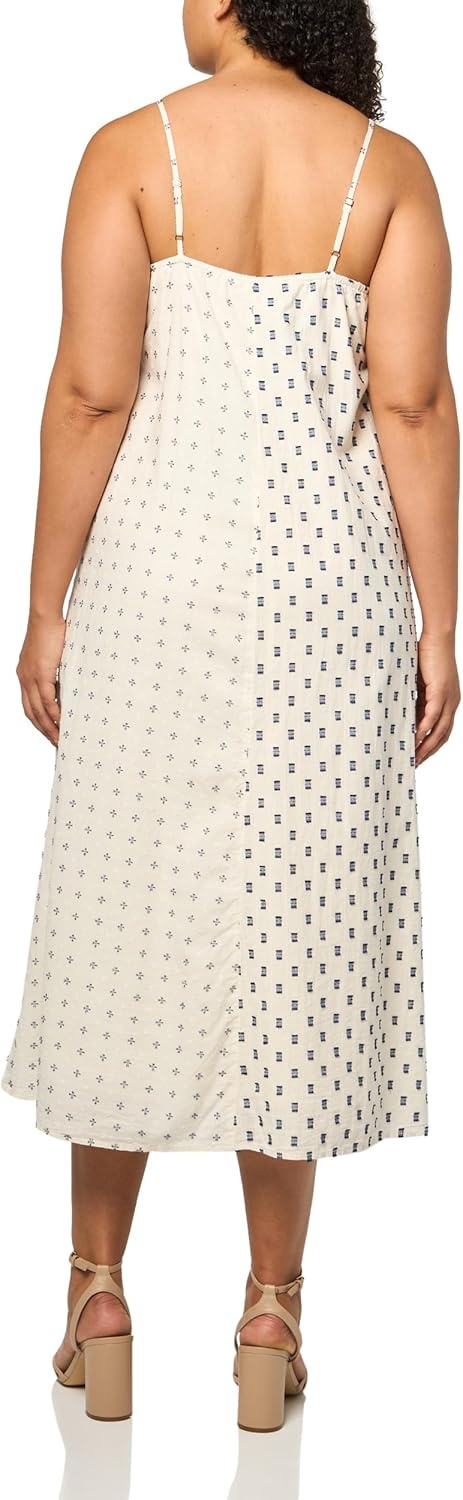 image:imageLucky Brand Womens Textured Patchwork DressCream