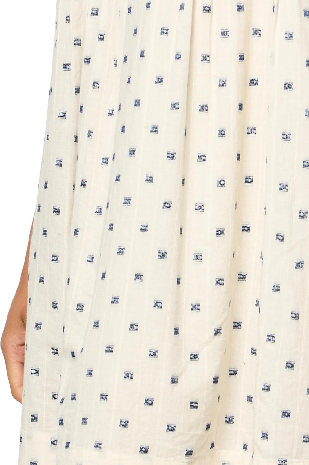image:imageLucky Brand Womens Textured Pintuck Mini DressCream