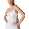 Lucky Brand Drop Waist Embroidered Mini Dress(White)