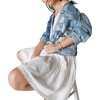 Lucky Brand Drop Waist Embroidered Mini Dress(White)