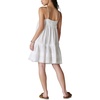 Lucky Brand Drop Waist Embroidered Mini Dress(White)
