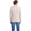 Lucky Brand Men’s Heather Knit Sport Coat, Slim Fit, Plaid Pattern, 2 Button, Notch Collar(Tan)