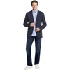 Lucky Brand Men’s Pique Knit Sport Coat, Slim Fit(Navy)