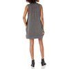 Lucky Brand Pin Tuck Knit Mini Dress(Washed Black)