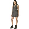 Lucky Brand Pin Tuck Knit Mini Dress(Washed Black)