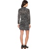 Lucky Brand Printed Tie Front Dress Dress(Black/Multi)