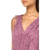 Lucky Brand Smocked V Dress(Berry Multi)