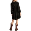 Lucky Brand Women’s Exploded Cutwork Long Sleeve Mini(Caviar)