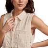 Lucky Brand Women’s Lucky Brand Women’s Collared Tiered Dress(Turtledove)