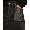 Lucky Brand Women’s Metallic Denim Mini Skirt
