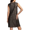 Lucky Brand Women’s Sequin Shift Mini Dress(Matte Black Sequin)