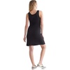 Lucky Brand Women’s Sleeveless Scallop Notch Neck Midi Dress(Jet Black)