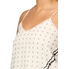 Lucky Brand Women’s Textured Patchwork Dress(Cream)