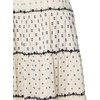 Lucky Brand Women’s Textured Patchwork Maxi Skirt(Cream)