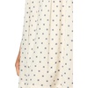 Lucky Brand Women’s Textured Pintuck Mini Dress(Cream)
