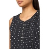 Lucky Brand Women’s Textured Pintuck Mini Dress(Jet Black)