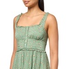 Lucky Brand Women’s Tiered Ruffle Corset Mini Dress(Green Floral)