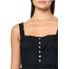 Lucky Brand Women’s Tiered Ruffle Corset Mini Dress(Meteorite)