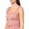 Lucky Brand Women’s Tiered Ruffle Corset Mini Dress(Pink Floral)