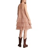Lucky Brand Women’s Tulle Party Mini Dress(Pink)