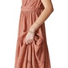 Lucky Brand Women’s Women’s Paisley Tiered Maxi Dress(Aragon Multi)