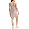Lucky Brand Women’s Women’s Printed Smocked Sweetheart Mini(Pink Champagne Multi)