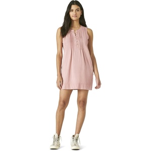 Lucky Brand Pin Tuck Knit Mini Dress(Ash Rose)