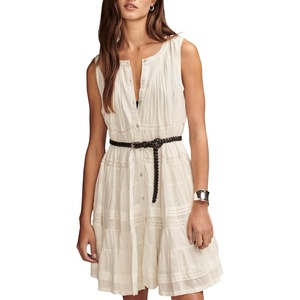 Lucky Brand Women’s Lucky Brand Women’s Everyday Swing Mini Dress(Whisper White)