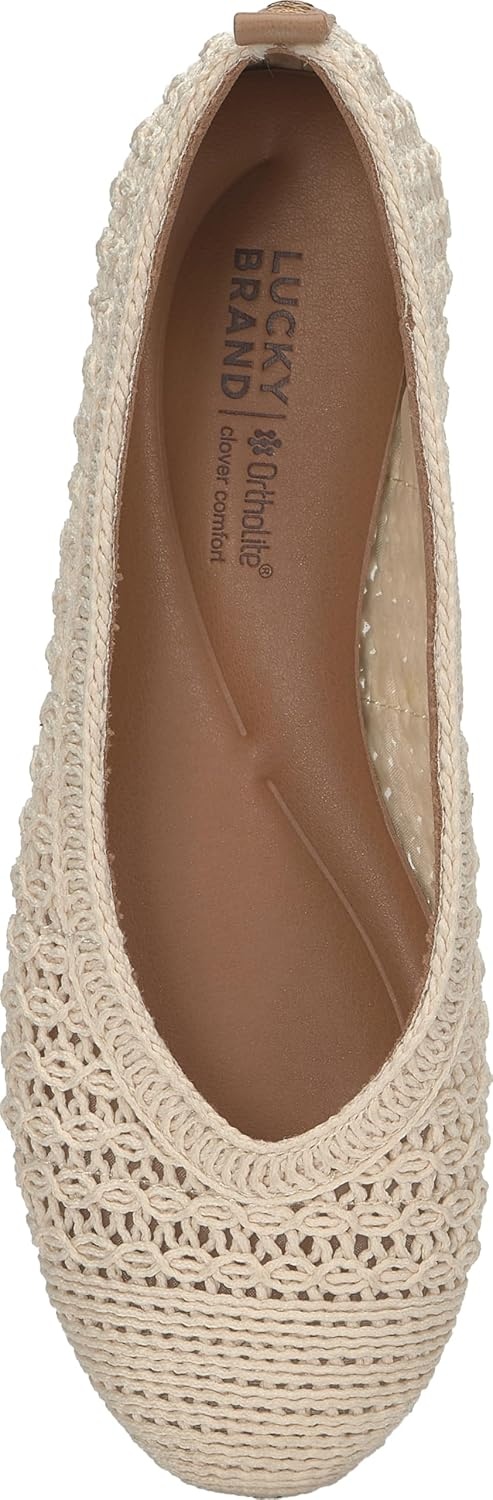 image:imageLucky Brand Emmielu Knit Ballet FlatNatural