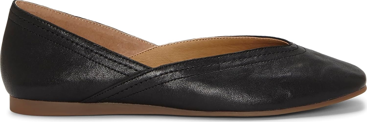 image:imageLucky Brand Womens Alba Ballet Square Toe FlatsBlack