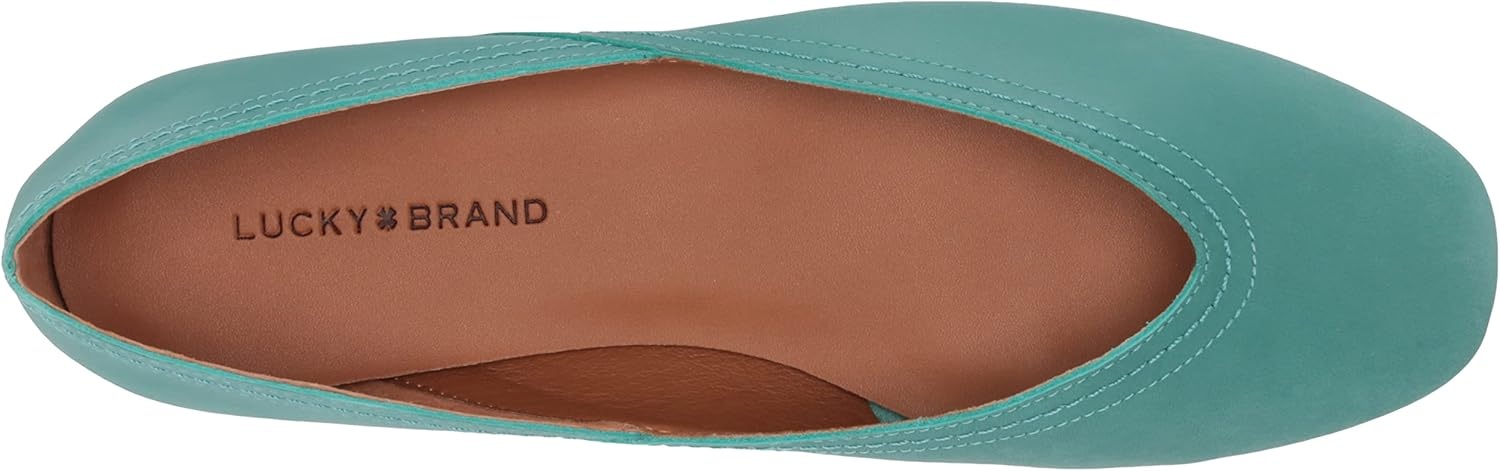 image:imageLucky Brand Womens Alba Ballet Square Toe FlatsBristol Blue