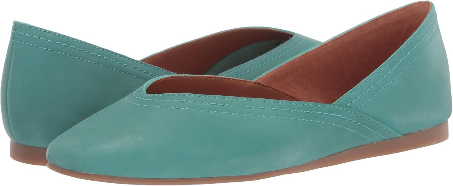 image:imageLucky Brand Womens Alba Ballet Square Toe FlatsBristol Blue