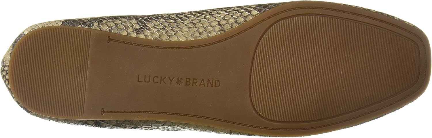 image:imageLucky Brand Womens Alba Ballet Square Toe FlatsChinchilla
