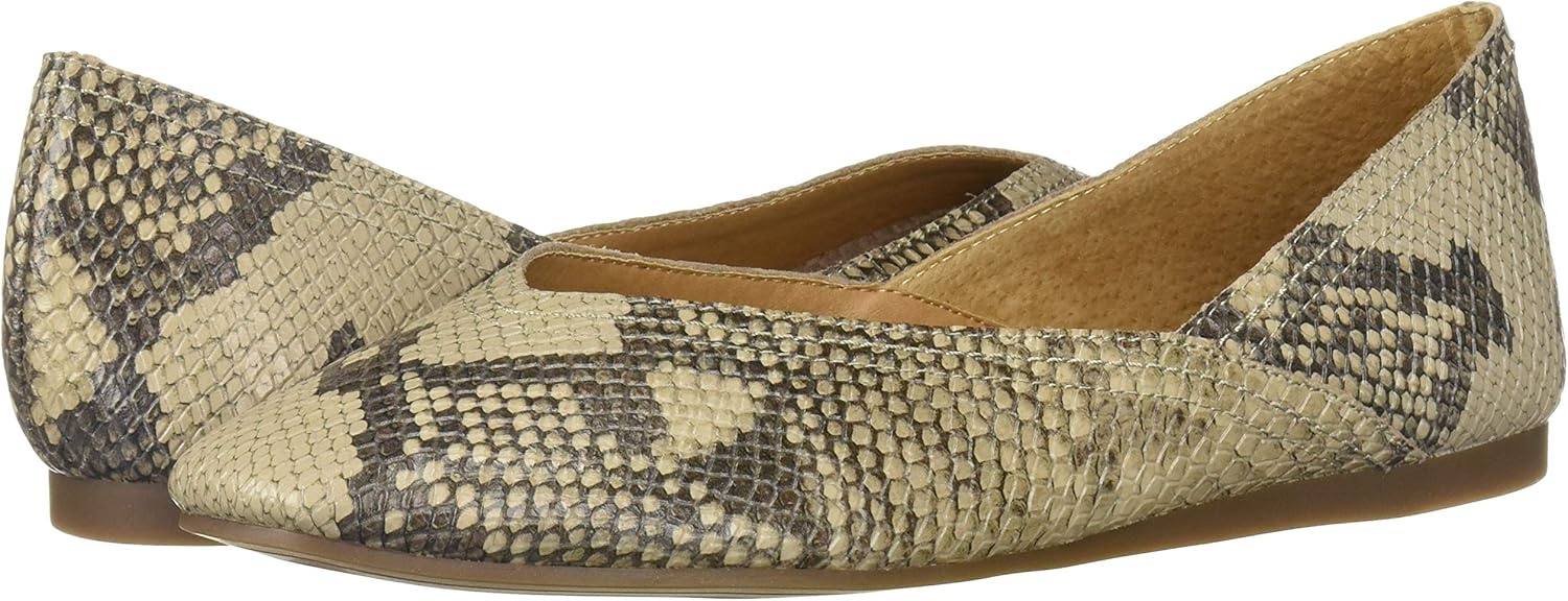 image:imageLucky Brand Womens Alba Ballet Square Toe FlatsChinchilla