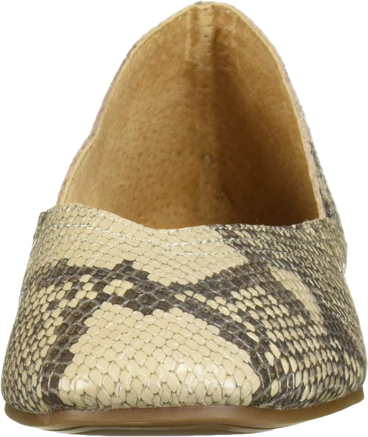 image:imageLucky Brand Womens Alba Ballet Square Toe FlatsChinchilla
