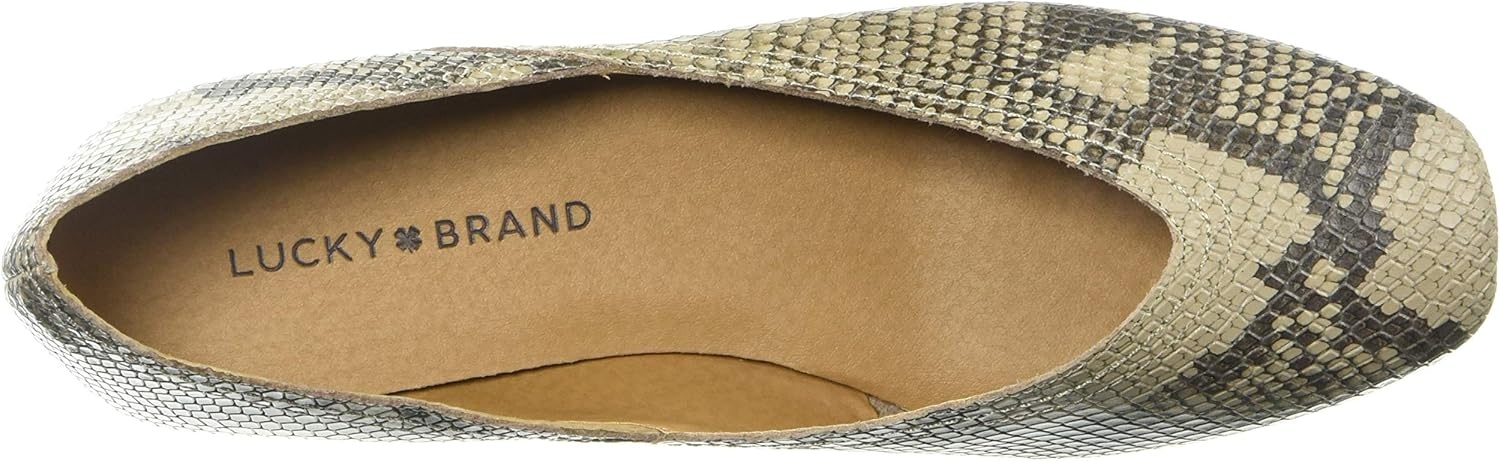 image:imageLucky Brand Womens Alba Ballet Square Toe FlatsChinchilla