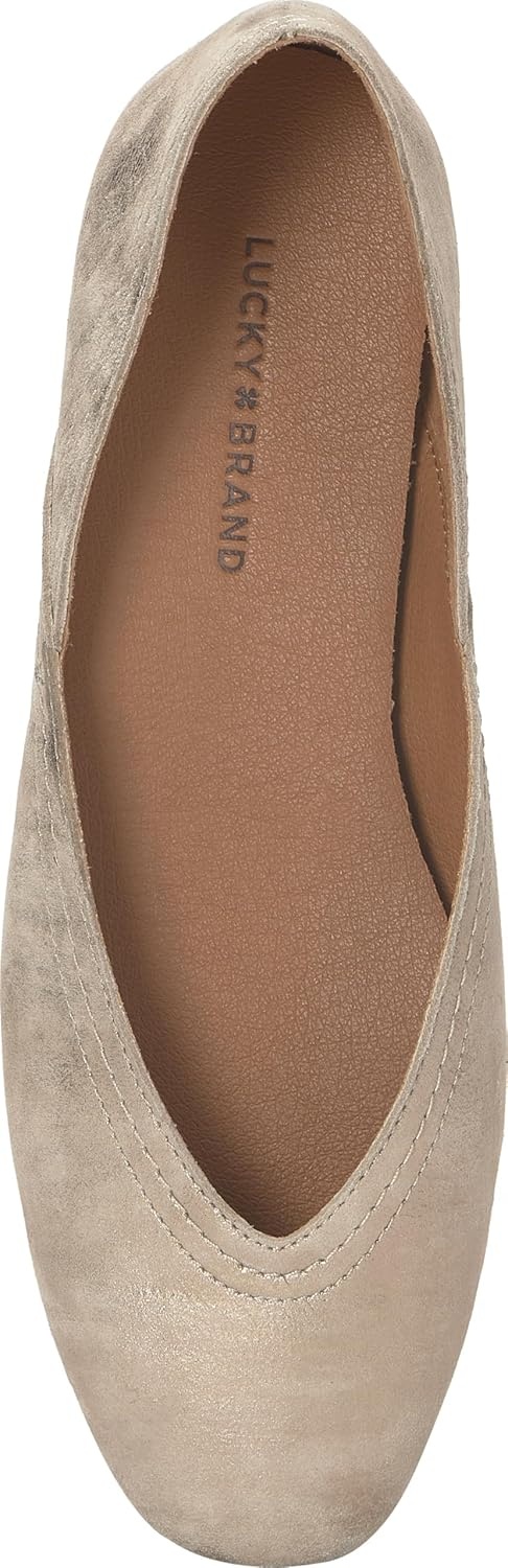 image:imageLucky Brand Womens Alba Ballet Square Toe FlatsConstellation